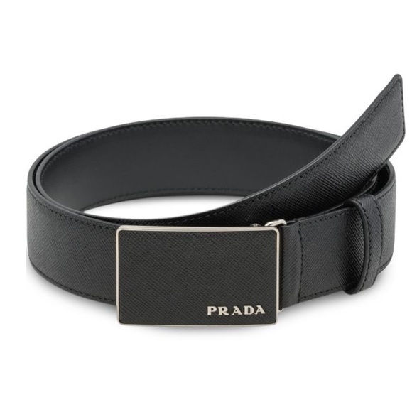 prada black belt